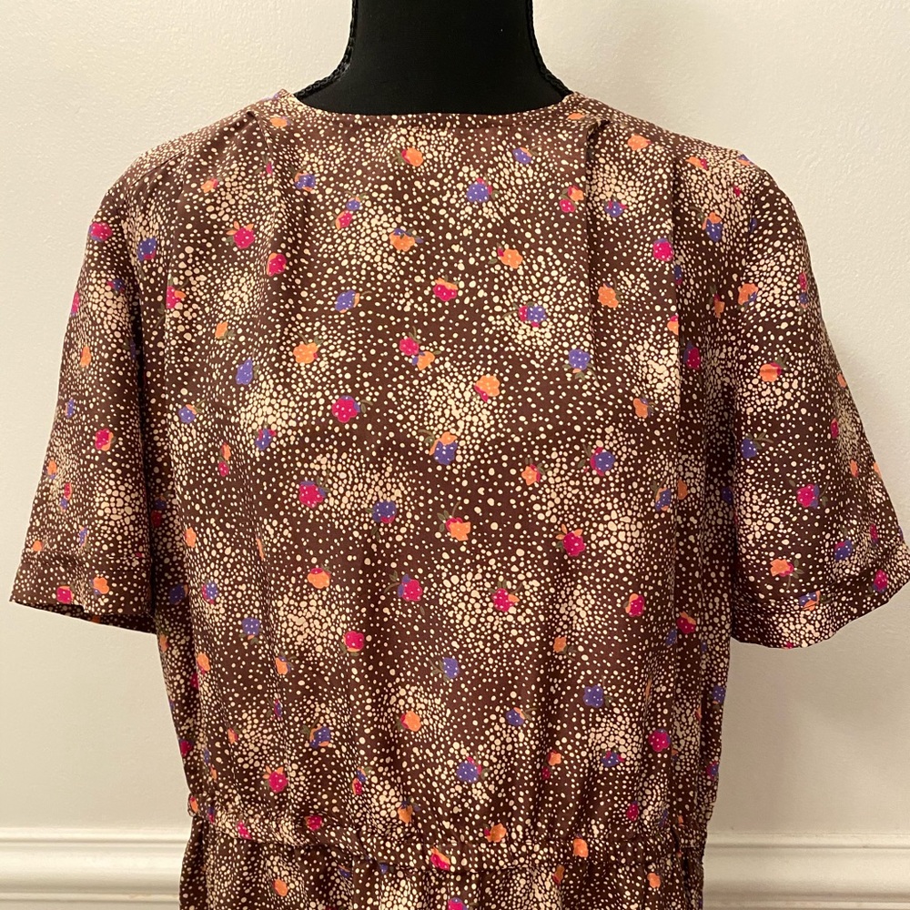 Vintage 60’s handmade floral dress, mid length